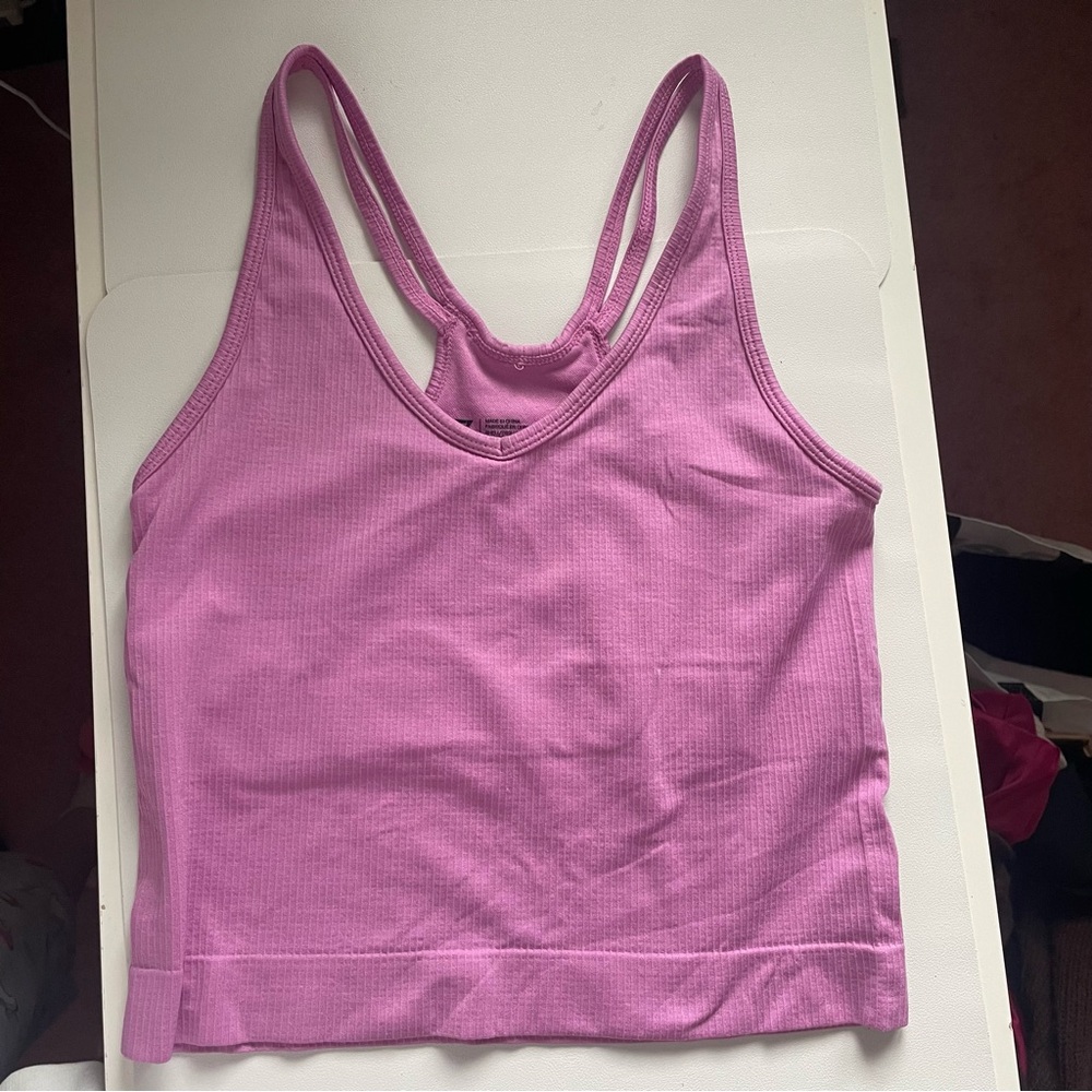 💚3/$15💚 Zella Pink Sports Bra Racerback Moisture-Wicking